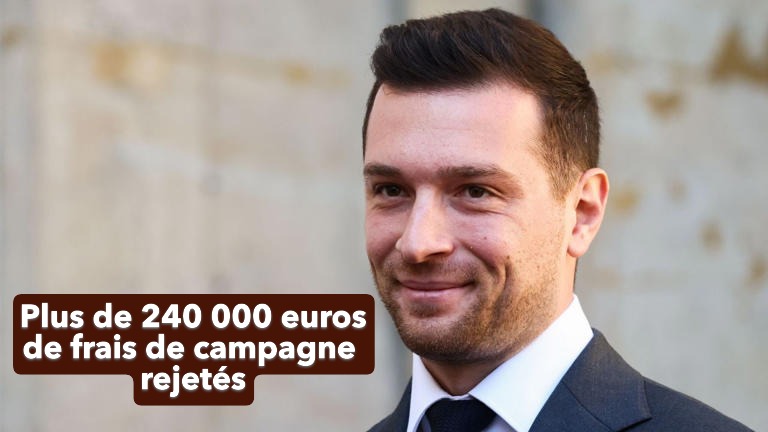 Jordan Bardella dans la Tourmente Financière    Plus de 240 000 euros de frais de campagne rejetés